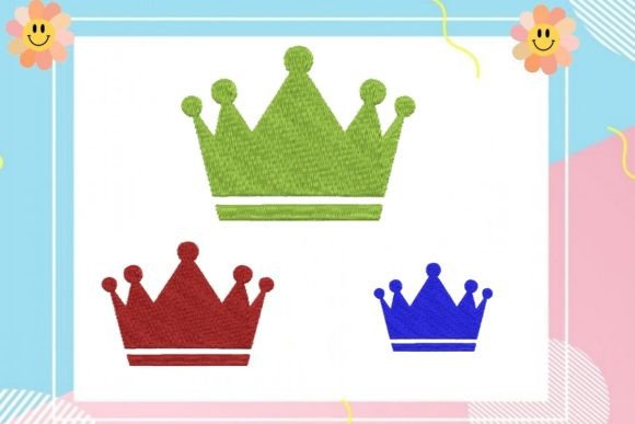 Cute King Crown Embroidery Review