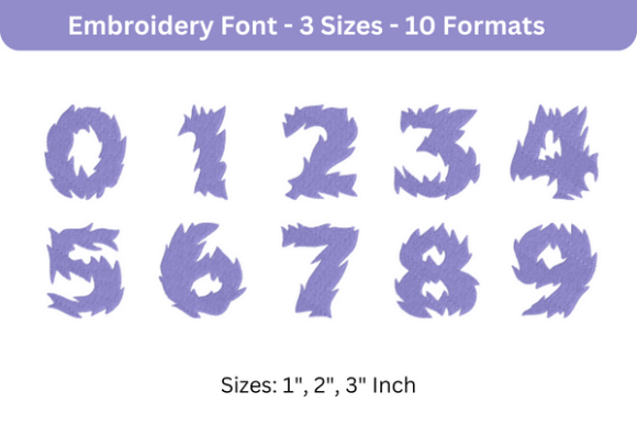 Fire Cat Font 0 to 9 Review