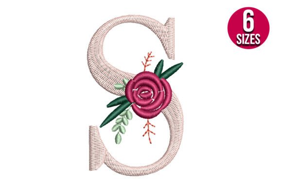 Floral Alphabet S Letter Review