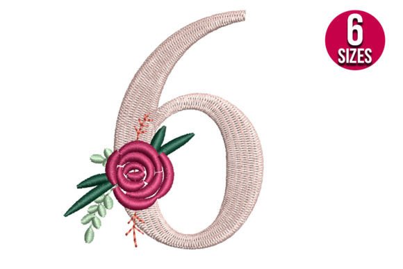 Floral Number 6: A Seasonal Embroidery Gem