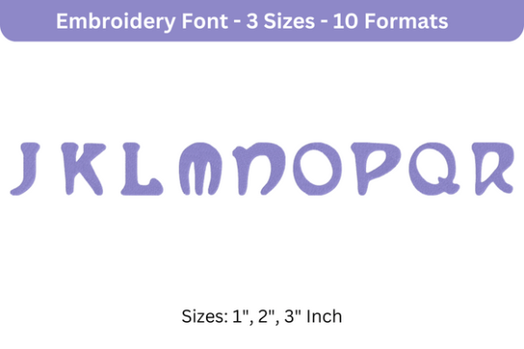 Mucha French Font J to R Review