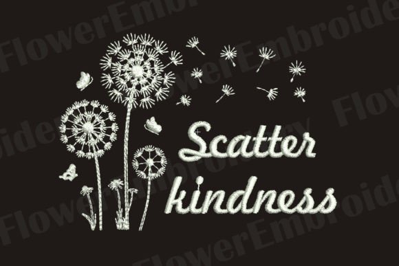 Scatter Kindness: A Seasonal Embroidery Gem
