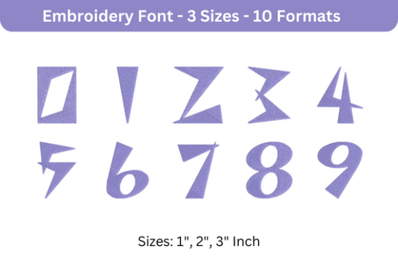Space Patrol Font 0 to 9 Review