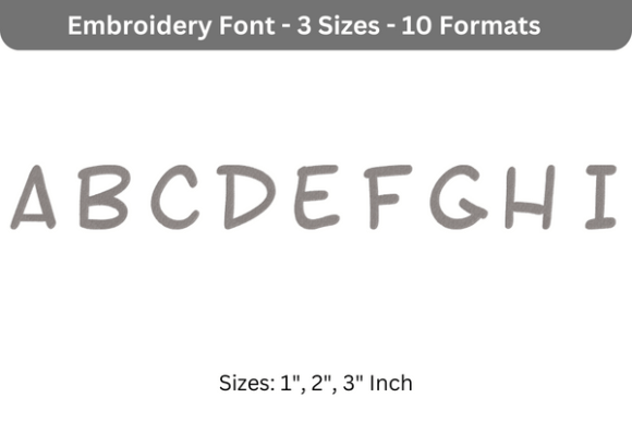Toon Time Font a to I Review